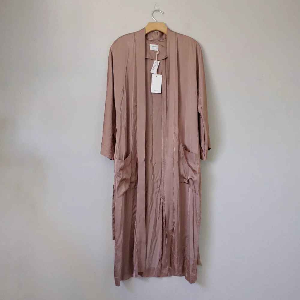 NWT Durante Jacket Robe Size Small Nutmeg - Picture 6 of 16